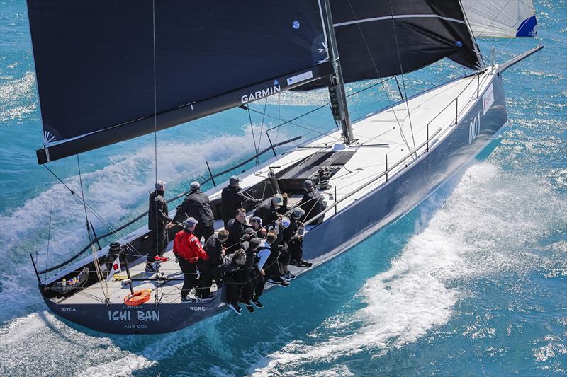 Ichi Ban at Hamilton Island Race Week 2018 photo copyright Salty Dingo taken at Royal Queensland Yacht Squadron and featuring the TP52 class