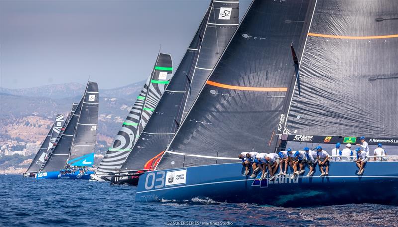 Final day - Rolex TP52 World Championship on Bay of Palma photo copyright Nico Martinez / 52 Super Series taken at  and featuring the TP52 class