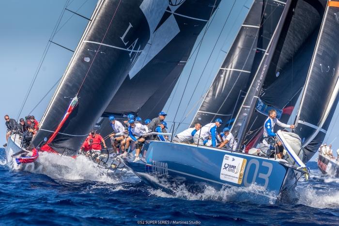 Azzurra at Audi 52 Super Series Sailing Week Porto Cervo photo copyright 52 Super Series / Martinez Studio taken at Yacht Club Costa Smeralda and featuring the TP52 class