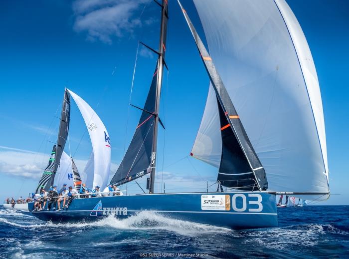 Azzurra at Audi 52 Super Series Sailing Week Porto Cervo photo copyright Martinez Studio / 52 Super Series taken at Yacht Club Costa Smeralda and featuring the TP52 class