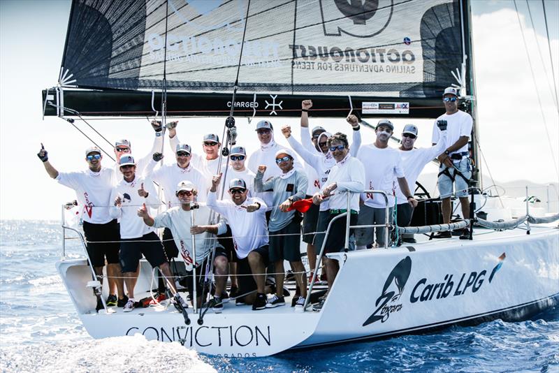 Zingara, Conviction - 2020 Peters & May Round Antigua Race photo copyright Paul Wyeth taken at Antigua Yacht Club and featuring the TP52 class