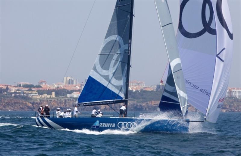 Cascais Portugal, May 2011: the new TP52 Azzurra makes her debut photo copyright Jesus Renedo / Azzurra taken at  and featuring the TP52 class