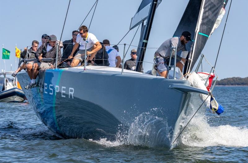 David Team's TP52 Vesper - 2020 NYYC Race Week at Newport, day 1 photo copyright Rolex / Daniel Forster taken at New York Yacht Club and featuring the TP52 class