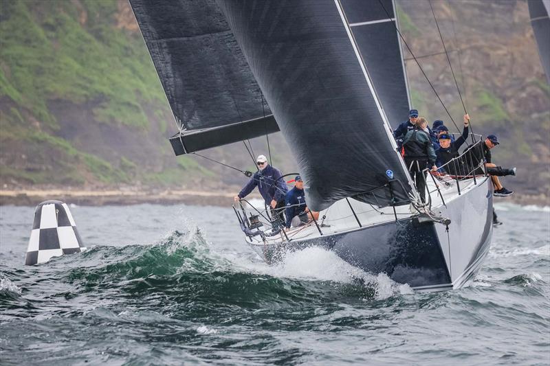 Choppy conditions for the TP52 racing at SailFest Newcastle - photo © Salty Dingo