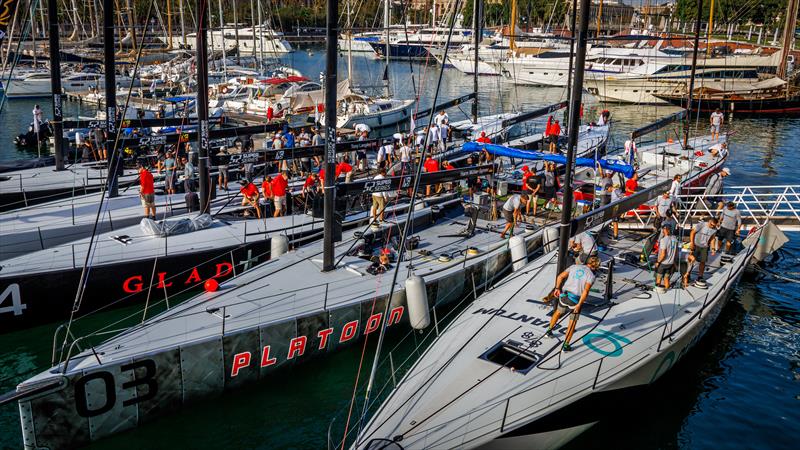 52 Super Series Barcelona Sailing Week 2022 Day 2 photo copyright Nico Martinez / 52 Super Series taken at Real Club Nautico de Barcelona and featuring the TP52 class