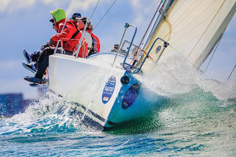 City of Newcastle Sailfest photo copyright Salty Dingo taken at Newcastle Cruising Yacht Club and featuring the TP52 class