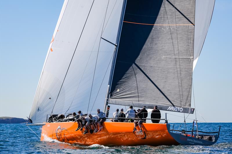 Sail Port Stephens Windward-Leeward Series Day 2 - TP52 Secret Mens Business photo copyright Salty Dingo taken at Newcastle Cruising Yacht Club and featuring the TP52 class