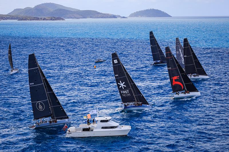 TP52 start at Eastern - Hamilton Island Race Week 2023 photo copyright Salty Dingo taken at Hamilton Island Yacht Club and featuring the TP52 class