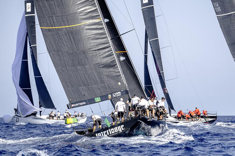 Prepaing for a spinnaker hoist is an intense moment on a TP52 - Rolex TP52 World Championship - photo © Kurt Arrigo