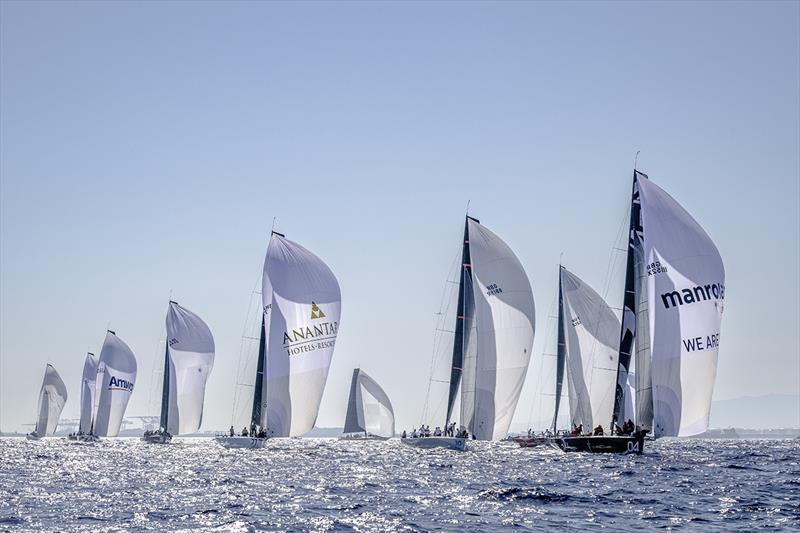 The all-carbon fibre TP52 exhibits a high power to weight ratio, presenting a physical and mental challenge to the crews - Rolex TP52 World Championship - photo © Kurt Arrigo