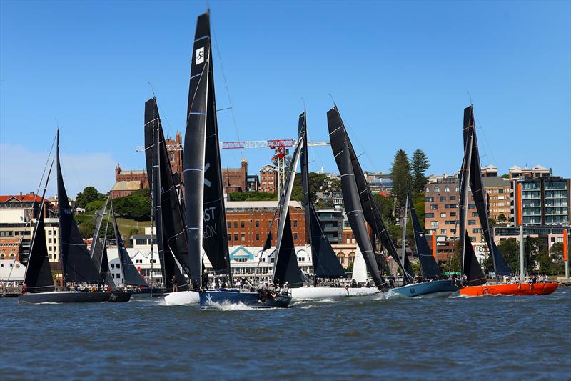 SailFest Newcastle TP52 harbour start 2024 - photo © Promocean Media