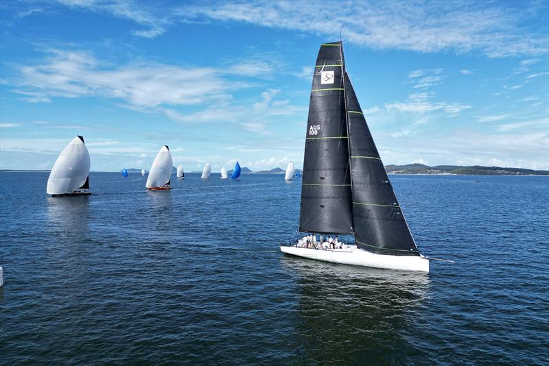 Sail Port Stephens Performance Series Hooligan had a perfect Day 1 in the TP52 Gold Cup - photo © Mark Rothfield