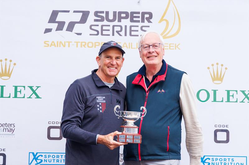 52 SUPER SERIES Saint-Tropez Cup Prize Giving photo copyright Nico Martinez / 52 Super Series taken at Société Nautique de Saint-Tropez and featuring the TP52 class
