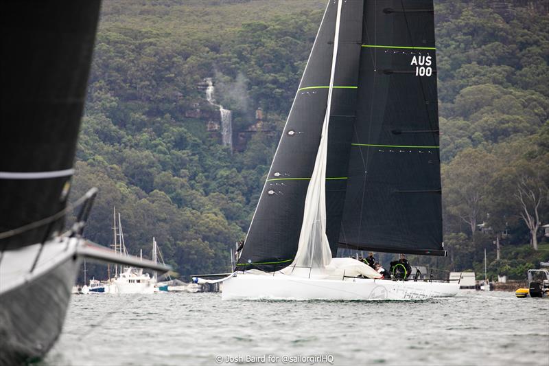 Waterfalls and Racing at TP52 Pallas Capital Gold Cup 2025 Act 4 photo copyright Josh Baird for @sailorgirlhq taken at Royal Prince Alfred Yacht Club and featuring the TP52 class