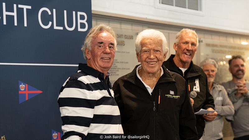 Marcus Blackmore accepting the award for first on IRC in Act 4 of the TP52 Pallas Capital Gold Cup 2025 photo copyright Josh Baird for @sailorgirlhq taken at Royal Prince Alfred Yacht Club and featuring the TP52 class