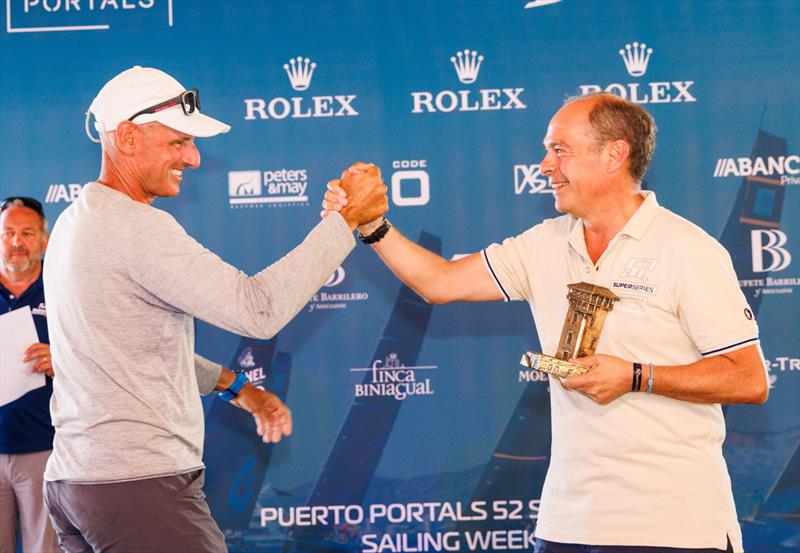 2025 Puerto Portals 52 Super Series Sailing Week, final day photo copyright Nico Martinez / 52 Super Series taken at  and featuring the TP52 class