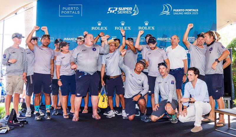 2025 Puerto Portals 52 Super Series Sailing Week, final day photo copyright Nico Martinez / 52 Super Series taken at  and featuring the TP52 class