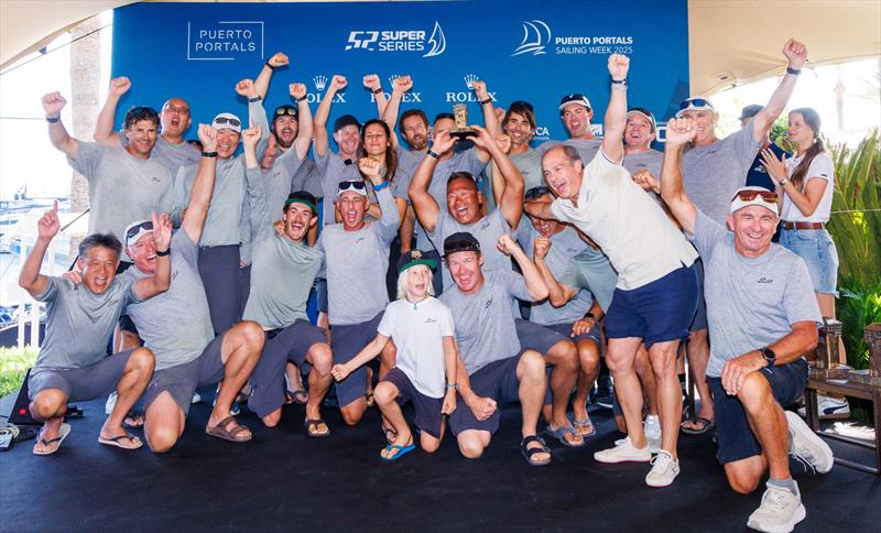 2025 Puerto Portals 52 Super Series Sailing Week, final day photo copyright Nico Martinez / 52 Super Series taken at  and featuring the TP52 class