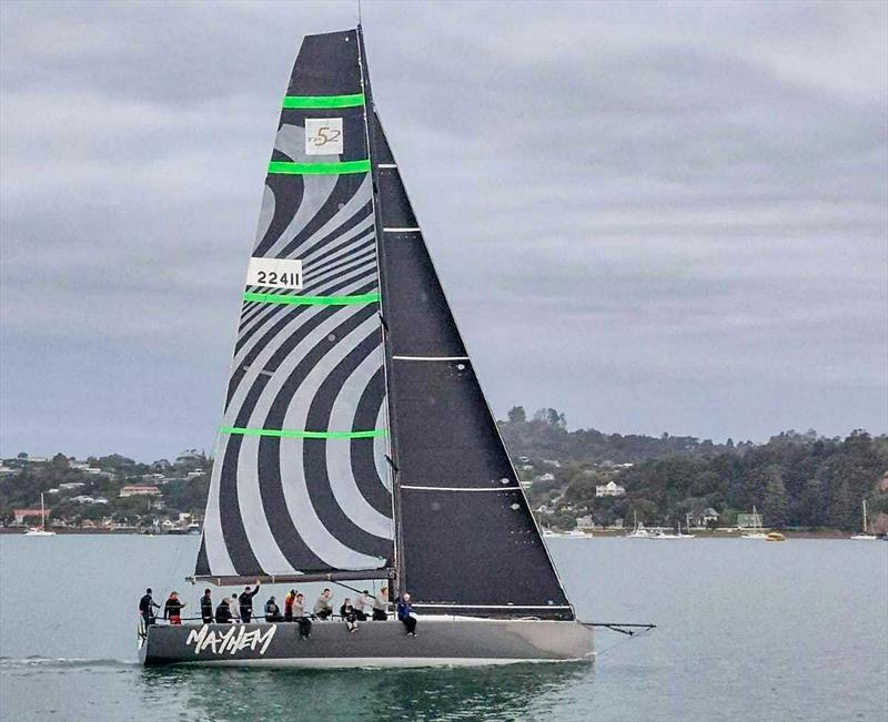 Mayhem crosses the finish line in a slow Coastal Classic - October 24, 2025 - photo © PIC Coastal Classic