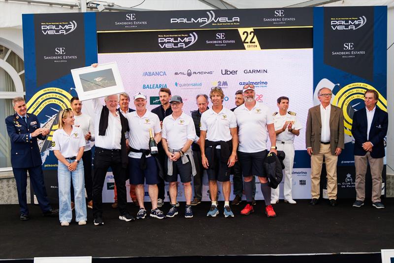 No way back win in the TP52 class - Sandberg PalmaVela Prize Giving - photo © Nico Martínez / Sandberg PalmaVela
