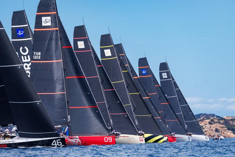 Official practice race today for the fleet competing in the Rolex TP52 World Championship starting tomorrow - photo © Nico Martinez / 52 Super Series