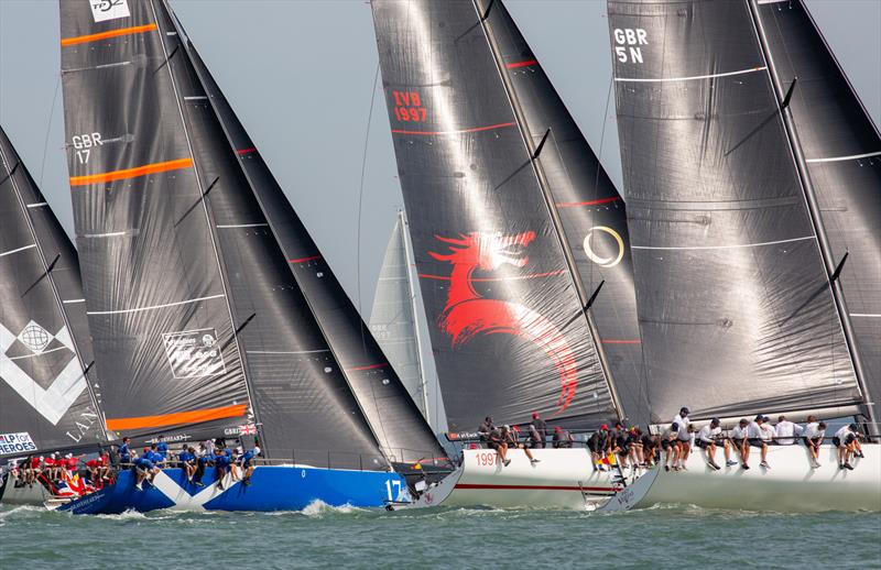IRC 0 fleet - North Sails Cowes Week Day 3 - photo © Martin Augustus / www.sailingimages.co.uk