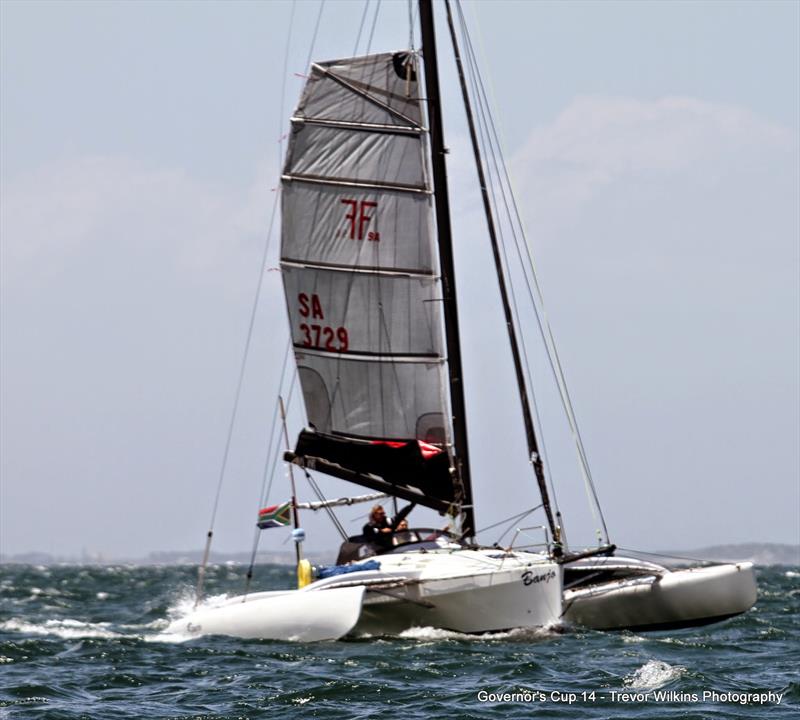 South African Governor's Cup race photo copyright Trevor Wilkins Photography taken at False Bay Yacht Club and featuring the Trimaran class