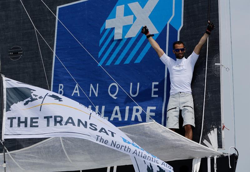 Armel Le Cleac'h wins the IMOCA 60 class in The Transat bakerly 2016 photo copyright Mark Lloyd / The Transat bakerly taken at  and featuring the Trimaran class