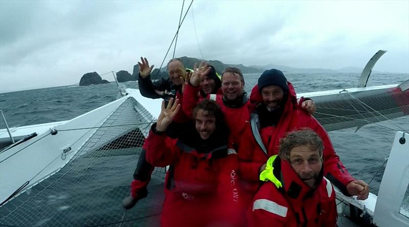 IDEC SPORT round Cape Horn during their Jules Verne Trophy record attempt photo copyright IDEC Sport taken at  and featuring the Trimaran class
