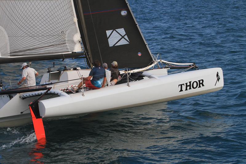 The Bay Regatta 2017 final day photo copyright Scott Murray taken at Phuket Yacht Club and featuring the Trimaran class