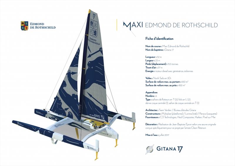 Maxi Edmond De Rothschild - photo © Epron / Burlet / GITANA SA