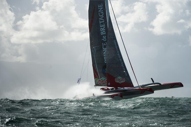 Prince de Bretagne during the Transat Jacques Vabre - photo © Jean-Louis Carli