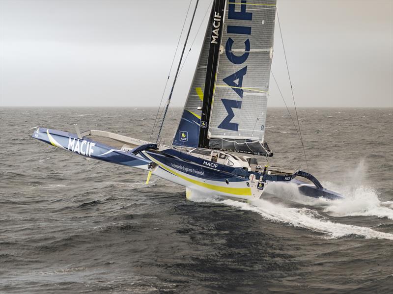 François Gabart on board the MACIF trimaran - photo © Jean-Marie Liot / ALeA / Macif