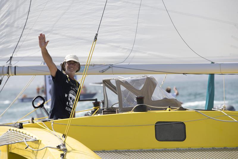 Peyron completed the singlehanded Route du Rhum-Destination Guadeloupe race in 21 days, 3 hours and 57 minutes, finishing fourth in the Rhum Multi class - photo © Alexis Courcoux