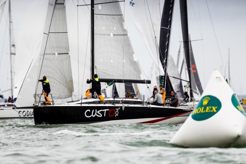 Géry Trentesaux's JPK 11.80 Courrier Recommandé has pulled out a lead in IRC Two in the 2019 Rolex Fastnet Race - photo © Paul Wyeth / www.pwpictures.com