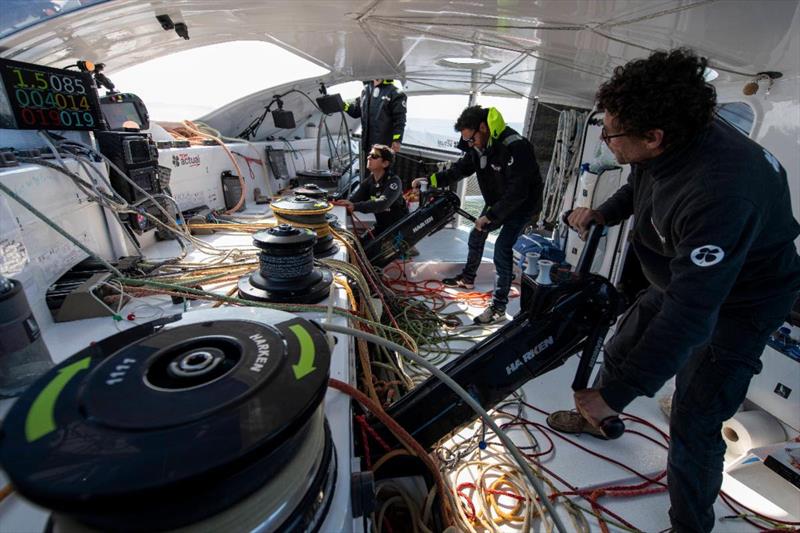 Yves Le Blevec and team on board Actual Ultim 3 will be one of the fastest boats in the 49th edition of the race  - photo © Ronan Gladu / www.ronangladu.com