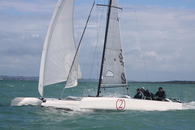 Boat II - 2018 Jack Tar Auckland Regatta - Day 1 photo copyright Andrew Delves taken at Royal New Zealand Yacht Squadron and featuring the Trimaran class