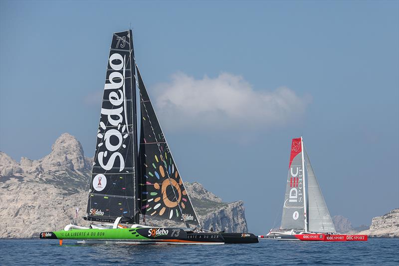 Nice Ultimed Prologue photo copyright Jean-Marie Liot / ASO taken at  and featuring the Trimaran class