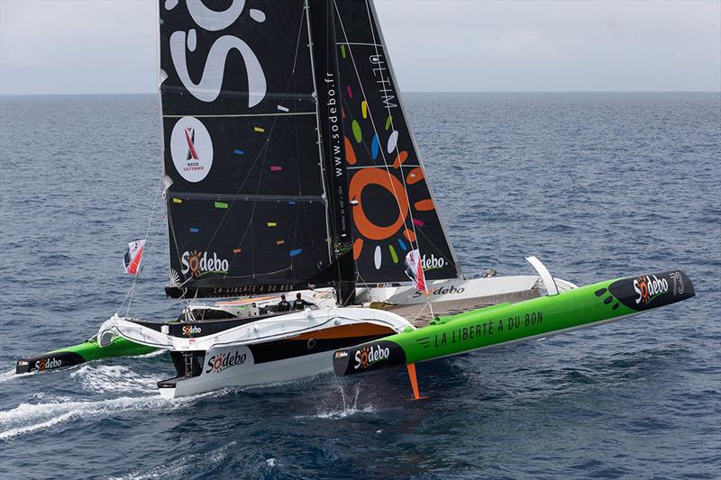 Sodebo Ultim - 2018 Nice Ultimed photo copyright Jean-Marie Liot / ASO taken at  and featuring the Trimaran class