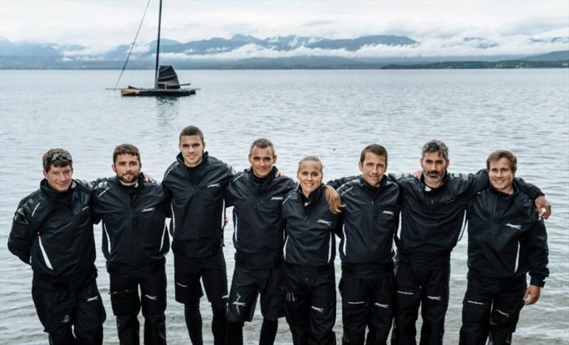 Ladycat crew photo copyright Chris Schmid / Spindrift racing taken at  and featuring the Trimaran class