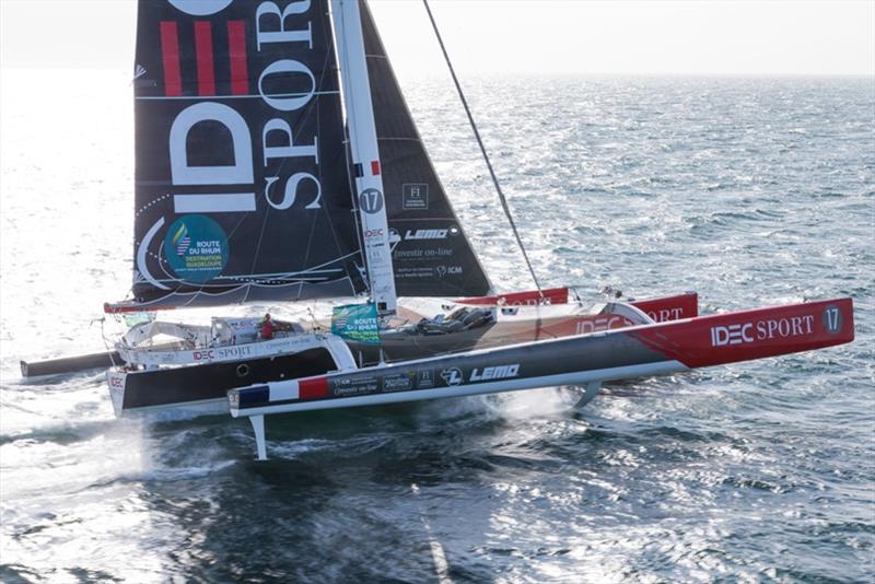 IDEC Sport, skipper Francis Joyon photo copyright Jean Marie Liot / ALEA / IDEC SPORT taken at  and featuring the Trimaran class