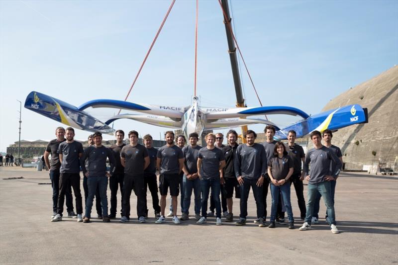 MACIF Trimaran skipper and crew - photo © Alexis Courcoux / Macif