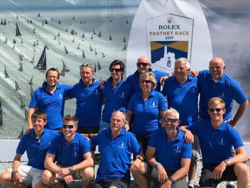 10th Fastnet on their First 47.7 for the Goubau family (Father, Mother and three sons) from Ghent, Belgium who have achieved three podium class places in previous editions photo copyright Goubau taken at Royal Ocean Racing Club and featuring the Trimaran class