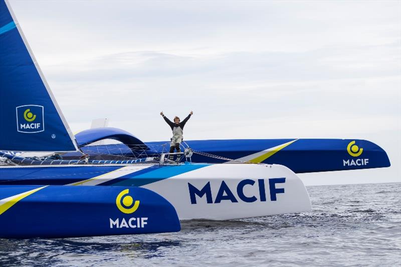 Francois Gabart won the ULTIME division of The Transat in 2016 in just over 8 days photo copyright Lloyd Images taken at  and featuring the Trimaran class