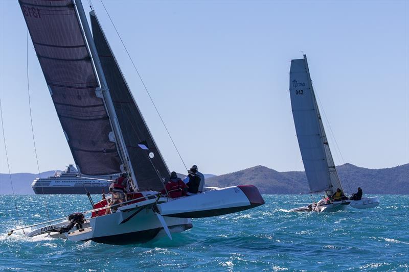 Evil Gnome won Divsion 2 Australian Multihull Champs - 2019 Airlie Beach Race Week photo copyright Andrea Francolini taken at Whitsunday Sailing Club and featuring the Trimaran class