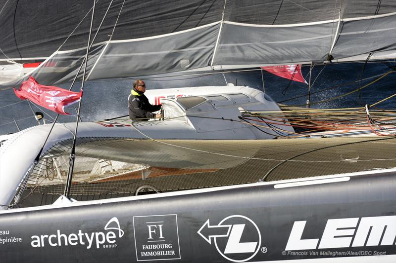 Aboard IDEC Sport - Mauritius Route - photo © F Van Melleghem / ALEA / IDEC Sport