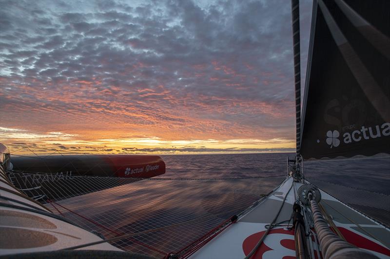 Actual Leader - Brest Atlantiques 2019 photo copyright Ronan Gladu / Actual Leade taken at  and featuring the Trimaran class