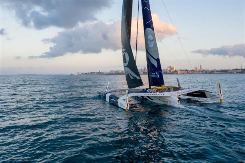 Maxi Edmond de Rothschild in the Brest Atlantiques - photo © Maxime Horlaville / polaRYSE / Gitana SA