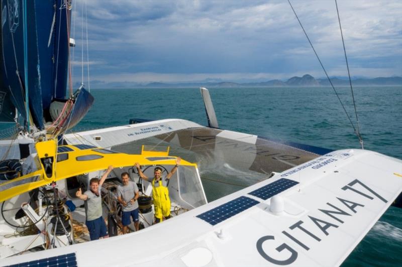 Maxi Edmond de Rothschild in the Brest Atlantiques photo copyright Yann Riou / Polaryse / Gitana SA taken at  and featuring the Trimaran class