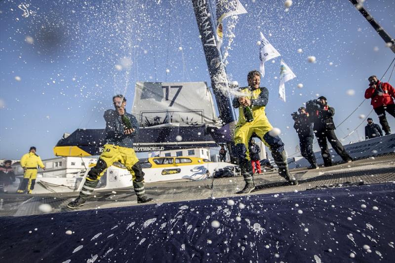 Maxi Edmond de Rothschild in the Brest Atlantiques photo copyright Eloi Stichelbaut / PolaRYSE / GITANA SA taken at  and featuring the Trimaran class